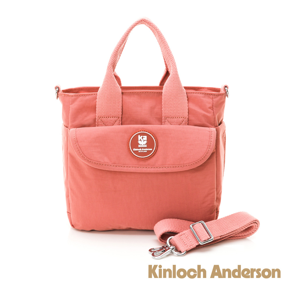 【Kinloch Anderson】FRANCIS 手提斜背托特包-桃紅色
