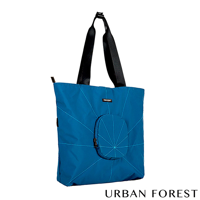 URBAN FOREST都市之森 樹-摺疊托特包/側肩包(深海藍)