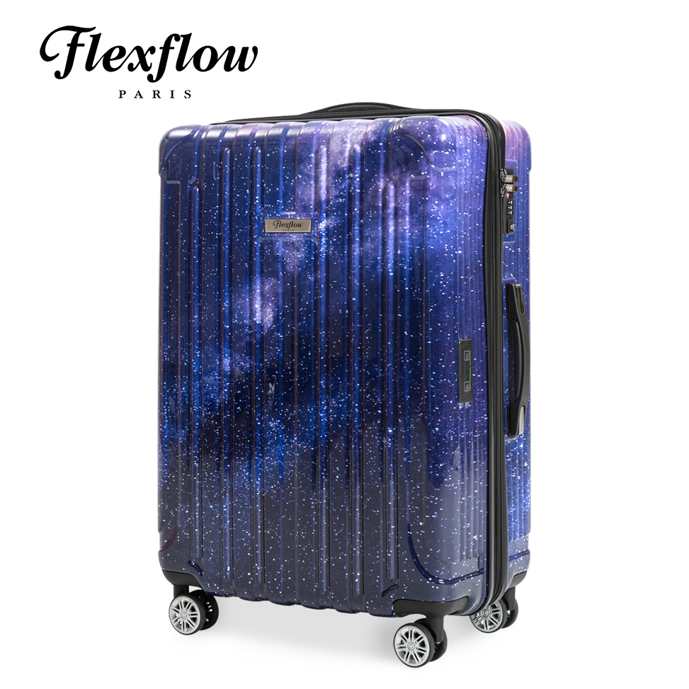 Flexflow 璀璨星空票 29吋 智能測重 可擴充拉鍊 防爆拉鍊旅行箱 里爾系列 29吋行李箱