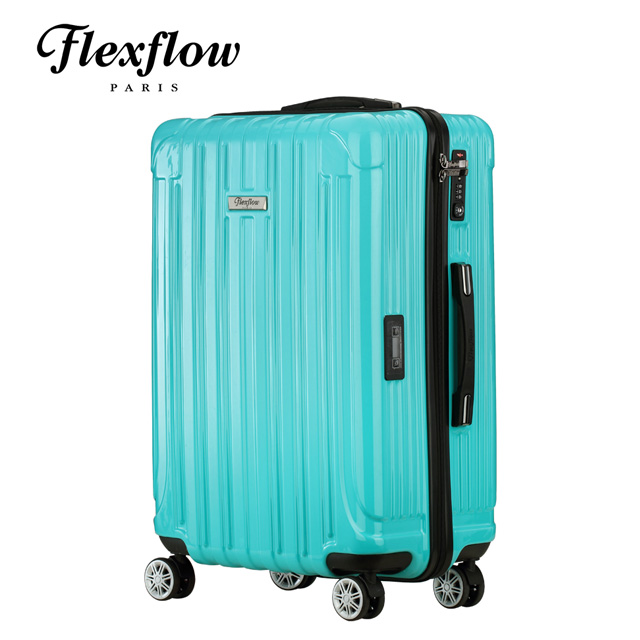 Flexflow 蒂芬尼綠 29吋 智能測重防爆拉鍊旅行箱 里昂系列 29吋行李箱