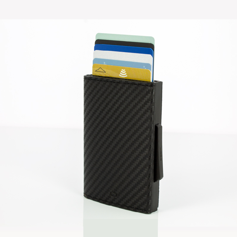 Cascade Wallet RFID 安全防盜真皮三摺錢包-花色款
