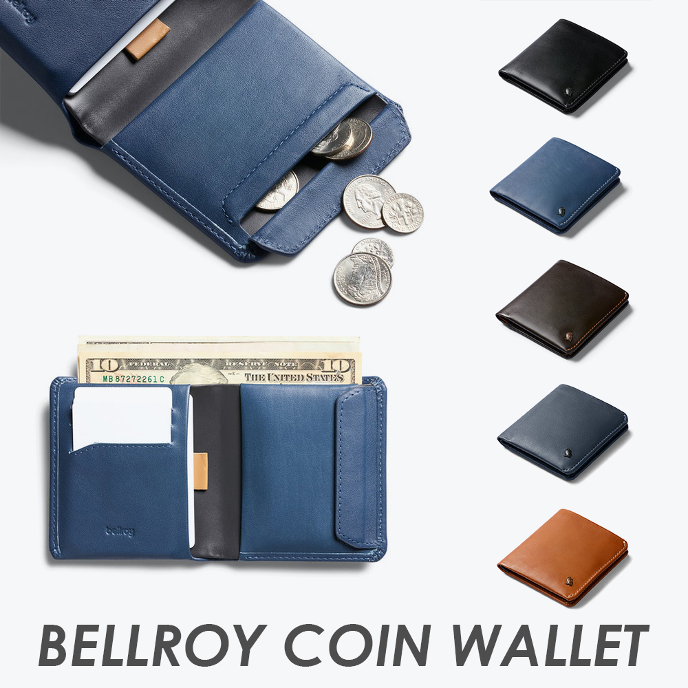 澳洲 Bellroy | Coin Wallet 植鞣皮 RFID 短夾 原廠授權經銷 享三年保固