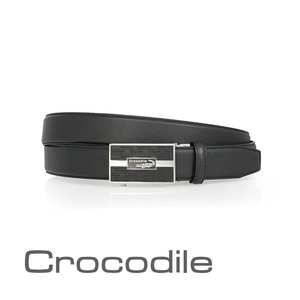 Crocodile 鱷魚皮件 真皮皮帶 紳士自動穿扣皮帶 0101-42006-01