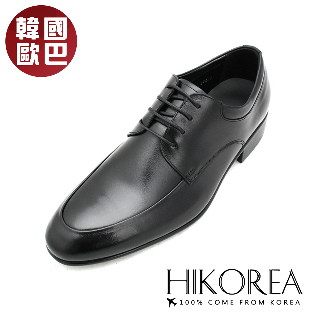【HIKOREA韓國增高鞋】正韓製/版型正常。韓國空運韓劇款手作經典紳士皮鞋(8-9067/現貨+預購)