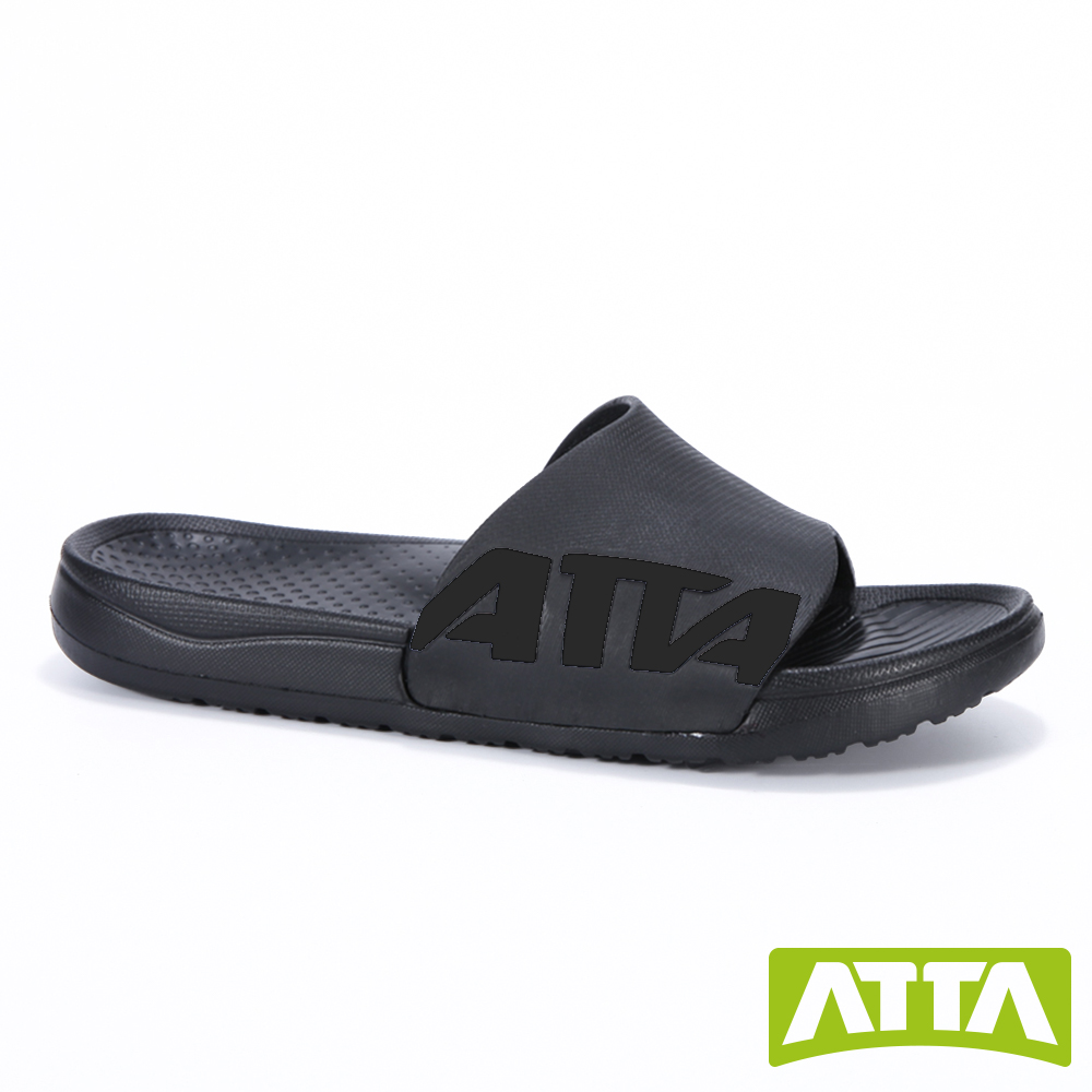 ATTA 5D動態足弓均壓拖鞋-黑