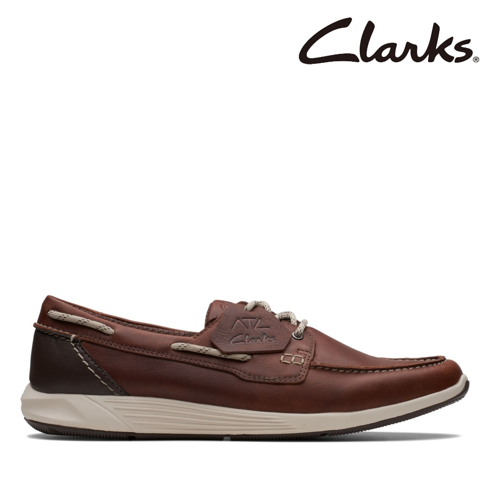 【Clarks】男款ATL Sail Go ATL透氣快乾船型鞋 CLM70334C