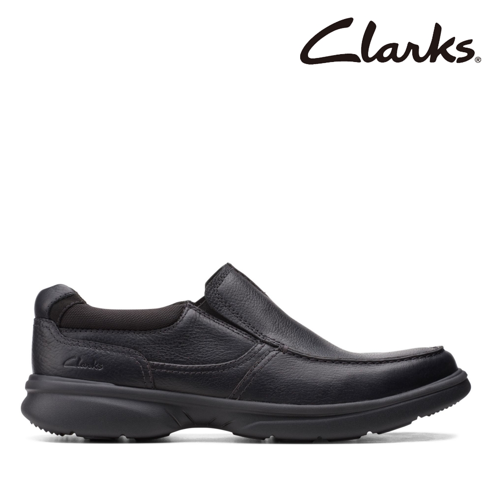 【Clarks】寬楦輕量荔枝紋套入便鞋CLM53160C