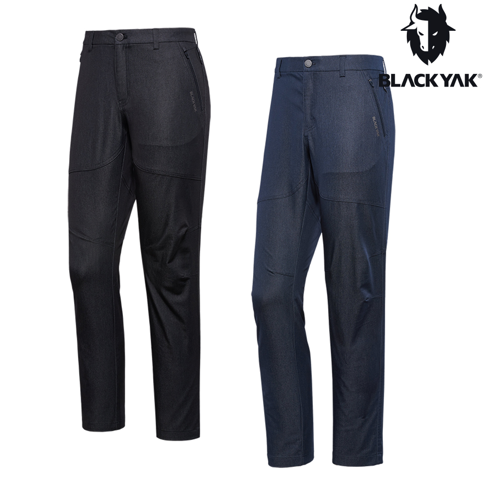 【BLACKYAK】男 TECHDENIM長褲(海軍藍/黑色)-春夏 彈性 登山褲 男長褲| BYBB1MP201