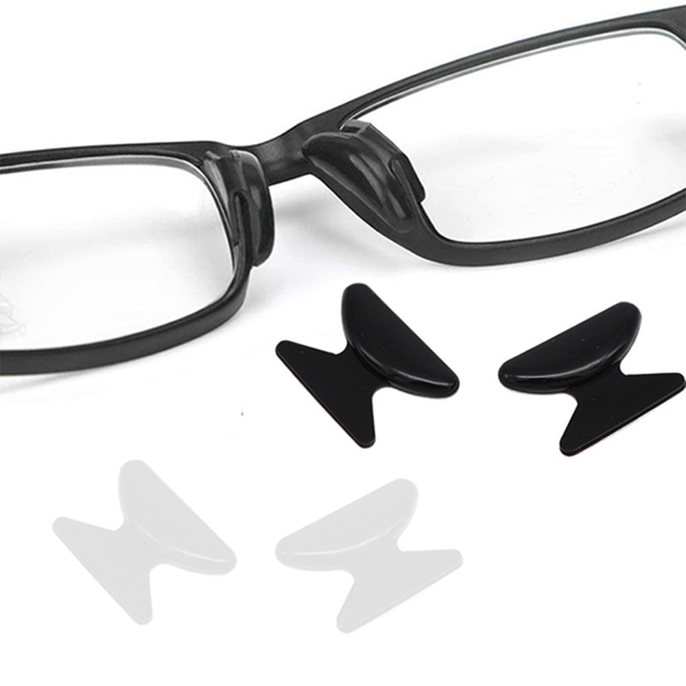PS Mall眼鏡鼻墊 矽膠 止滑鼻墊 眼鏡配件 1組1對 12組