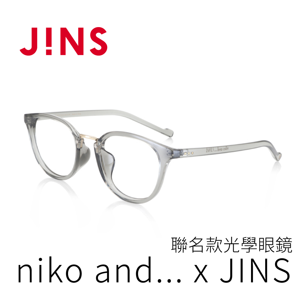 JINS x niko and...聯名眼鏡(ALRF21S198)透明灰