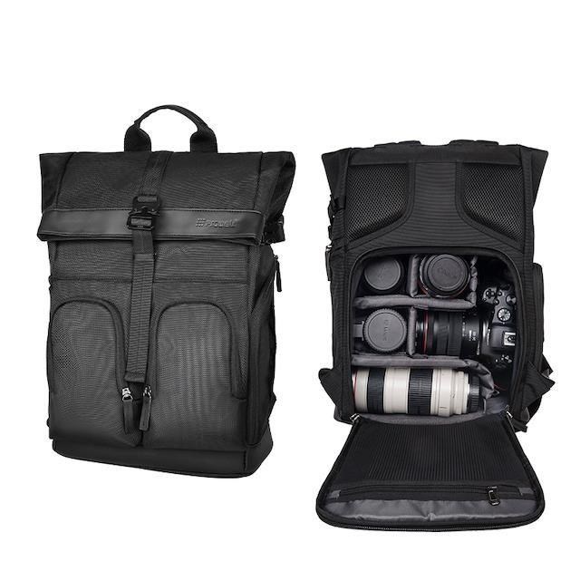 Prowell 一機多鏡 多功能相機後背包 相機保護包 專業攝影背包 (WIN-23233)