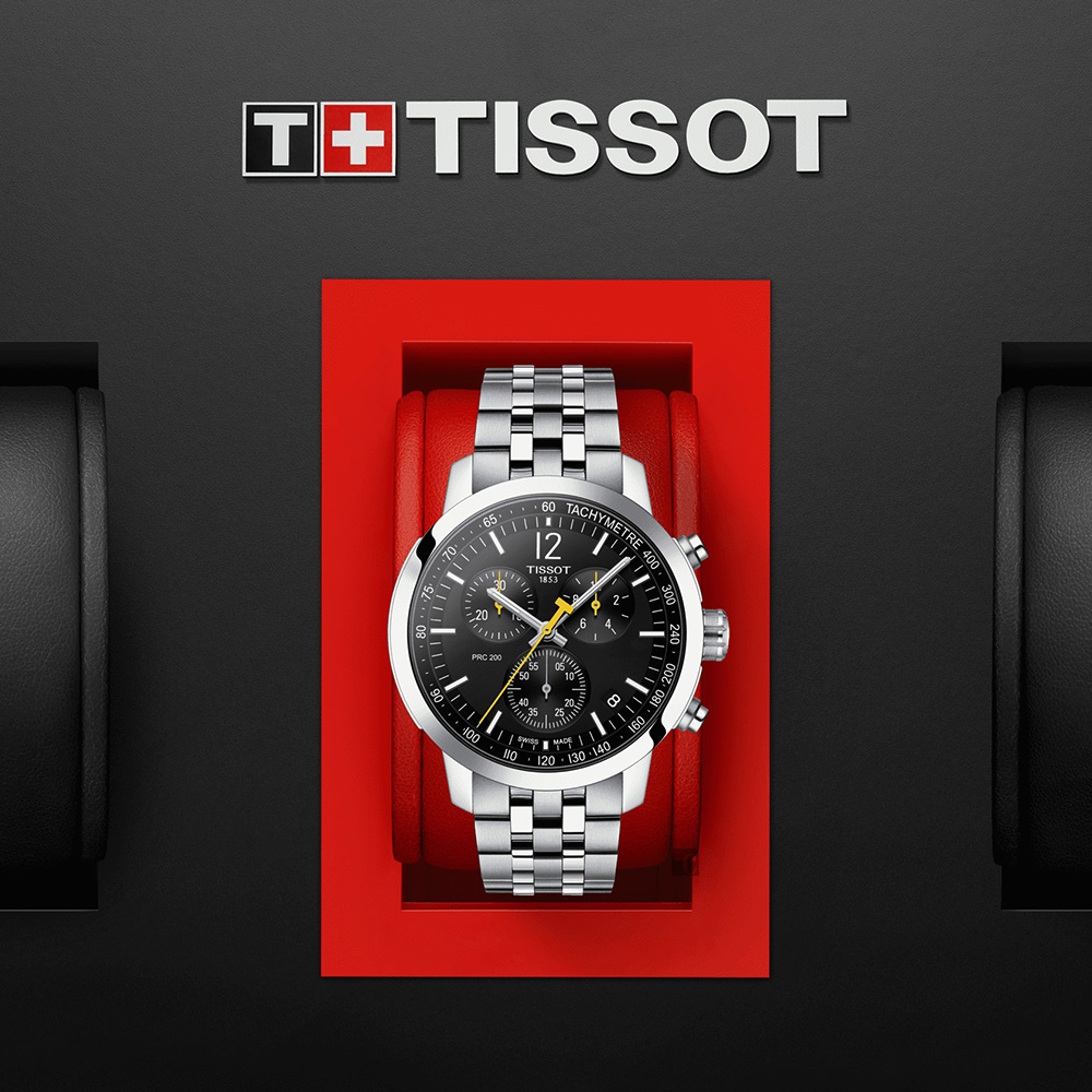 TISSOT 天梭 T-Sport系列 PRC200 競速三眼計時腕錶 T1144171105700