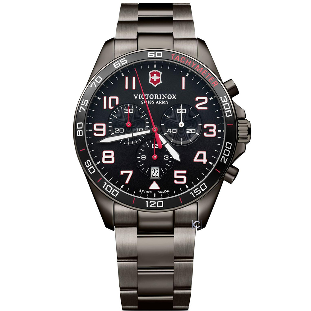 Victorinox SWISS ARMY瑞士維氏Fieldforce 競速計時腕錶-VISA-241890