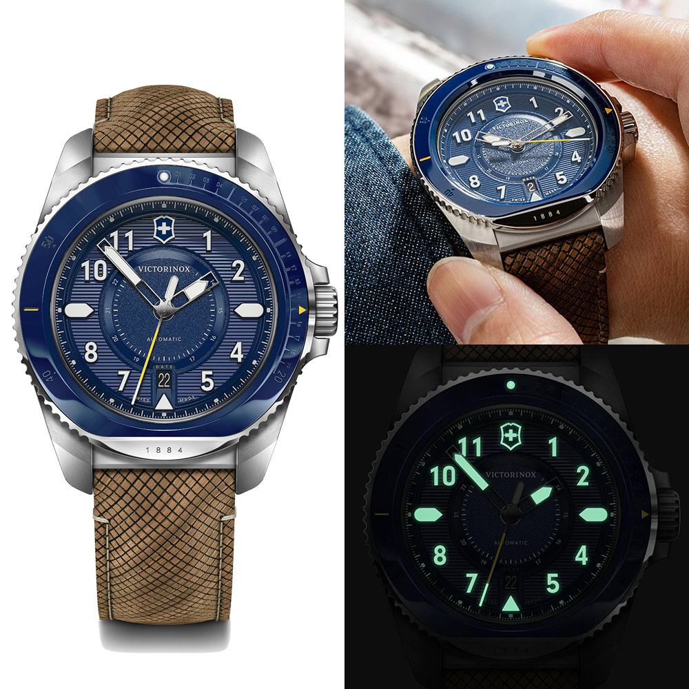 Victorinox 瑞士維氏 JOURNEY 1884 200米潛水機械腕錶(VISA-241980.1)43mm