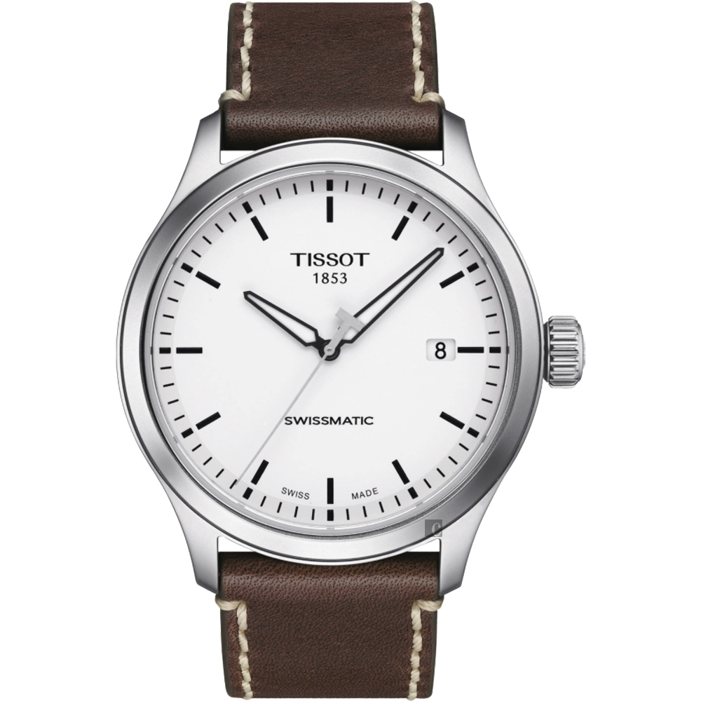 TISSOT天梭 GENT XL 機械手錶-43mm T1164071601100