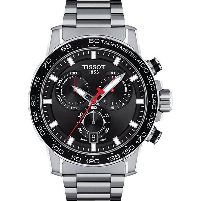 TISSOT天梭 Supersport 計時手錶-45.5mm T1256171105100