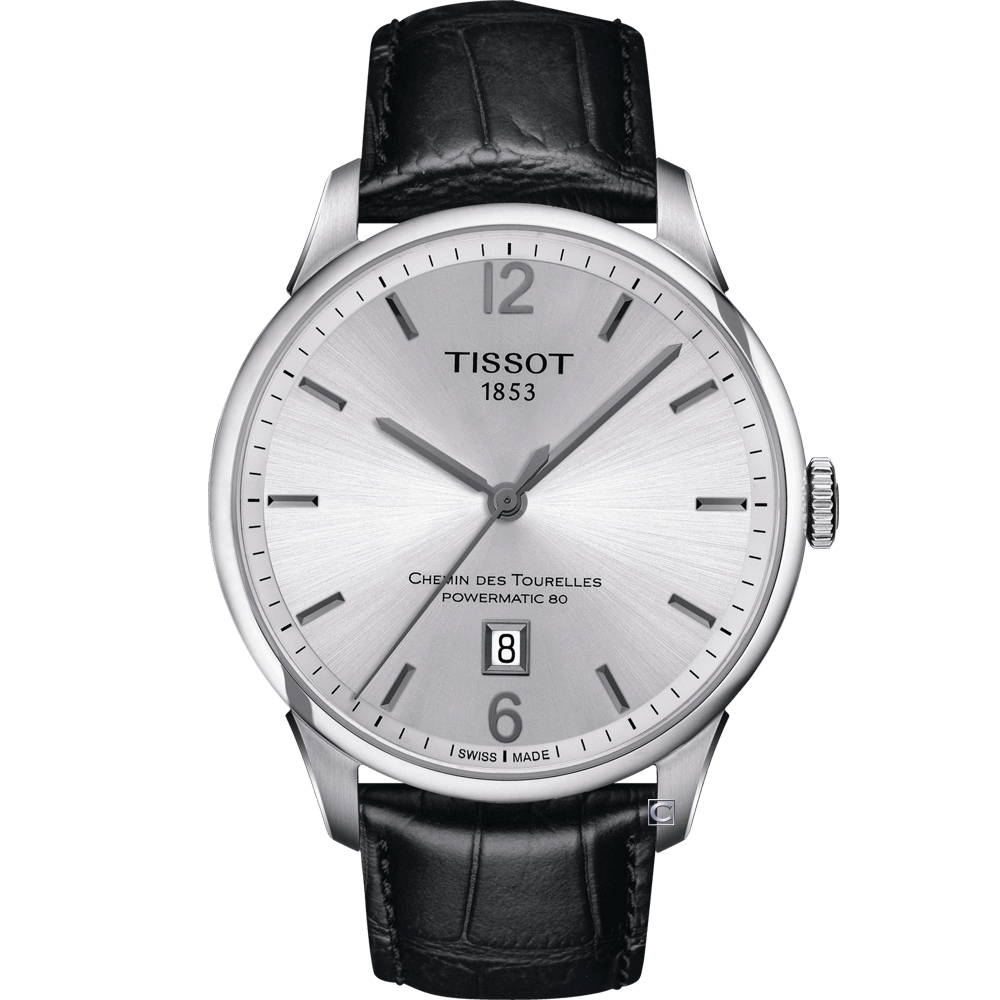 TISSOT 杜魯爾 80小時動力儲存機械錶(T0994071603700)42mm
