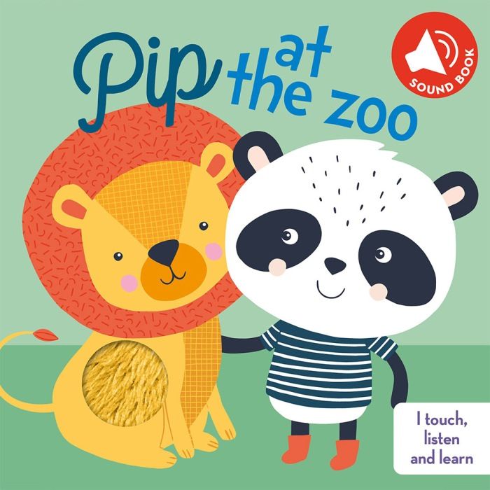 Pip At The Zoo 動物園皮皮 觸摸音效書 厚頁書 外文書 Pchome 24h書店