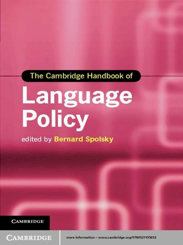 The Cambridge Handbook of Language Policy PChome 24h書店
