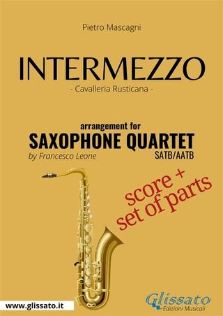 Saxophone Quartet sheet music: Intermezzo (score &amp; parts)(Kobo/電子書)