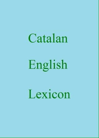 Catalan English Lexicon(Kobo/電子書)