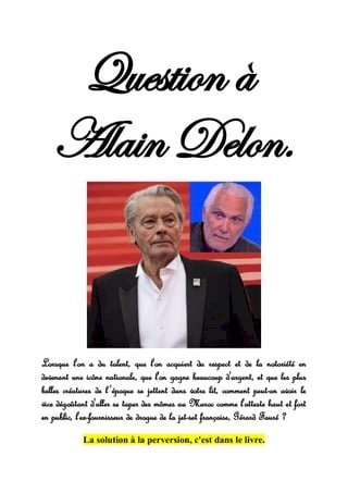 Question à Alain Delon.(Kobo/電子書)