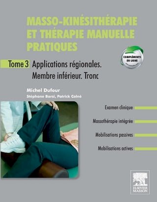 Masso-kinésithérapie et thérapie manuelle pratiques - Tome 3(Kobo/電子書)