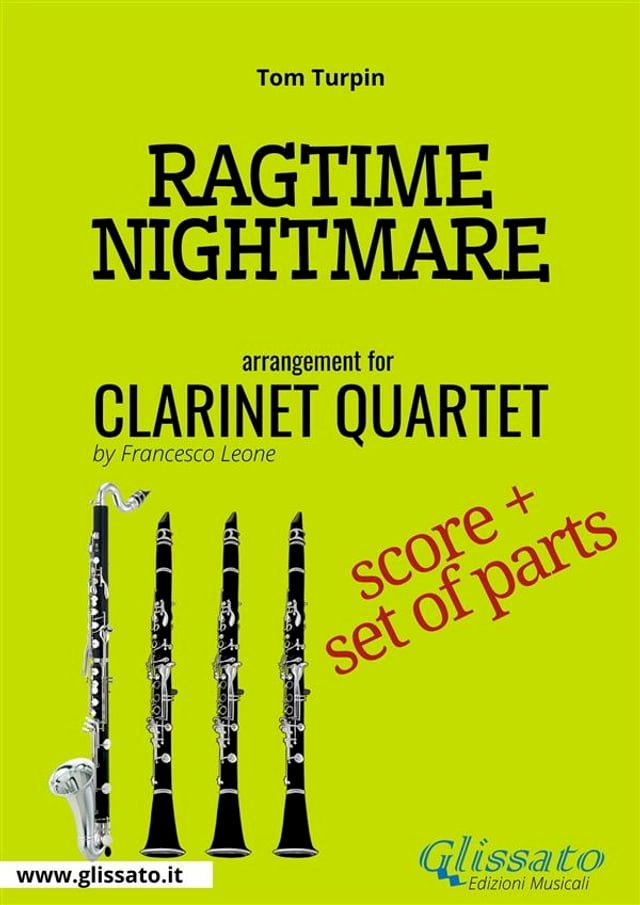 Ragtime Nightmare Quartet score & parts PChome 24h書店
