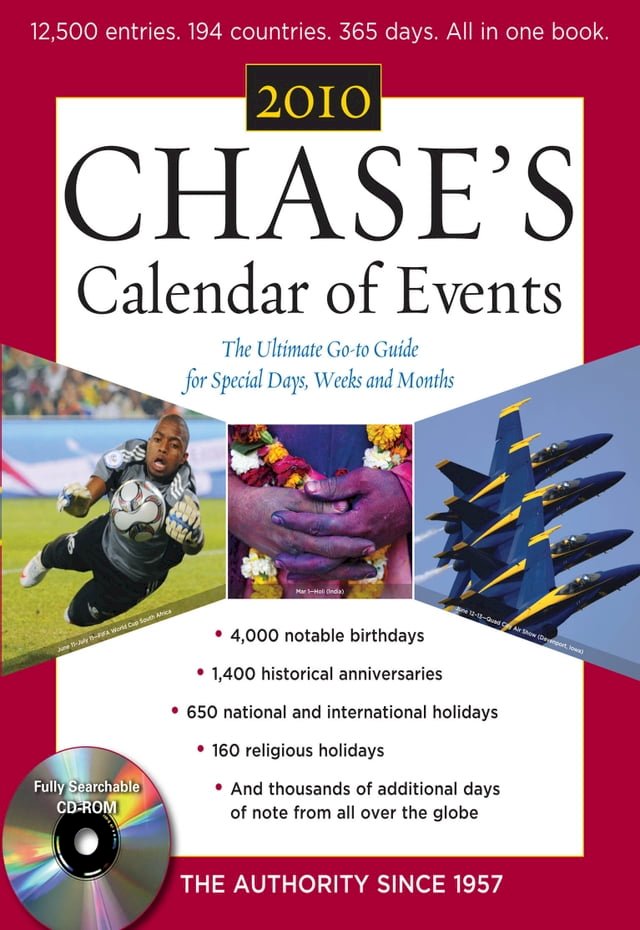 Chase Calendar 