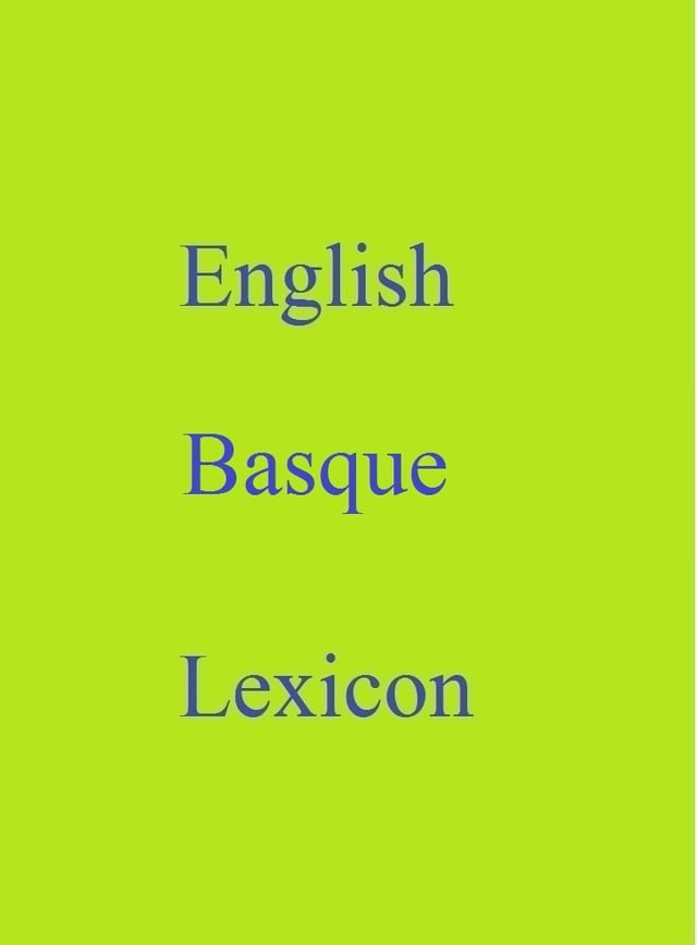 English Basque Lexicon PChome 24h書店