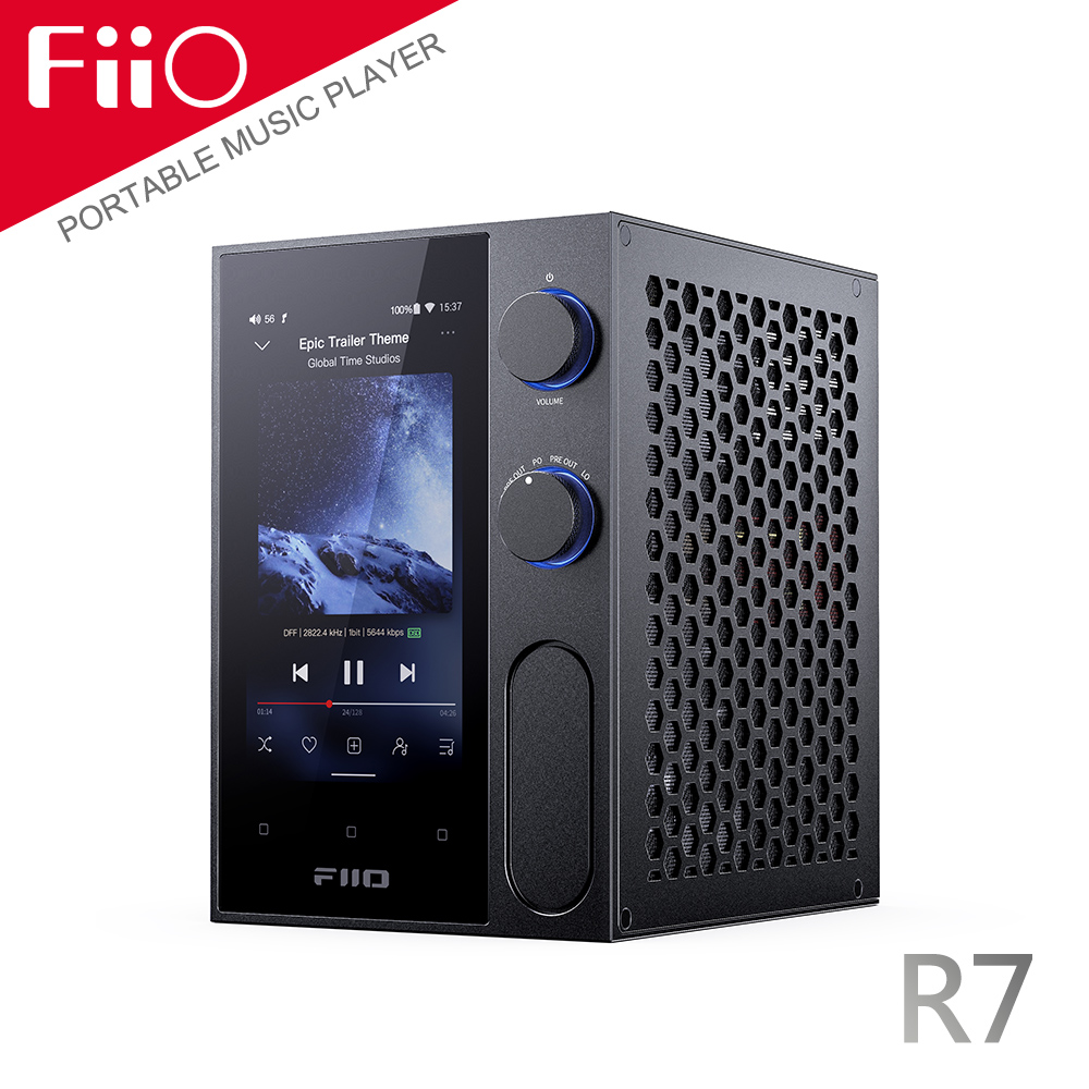 FiiO R7 桌上型音樂解碼播放器-黑色款