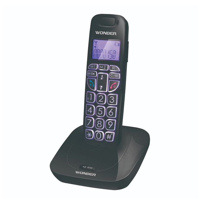 WONDER旺德 DECT數位無線電話 WT-D05 (黑色)