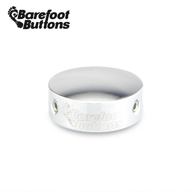 Barefoot V1 Max Bore Silver 航太級鋁合金踩釘帽 銀色款