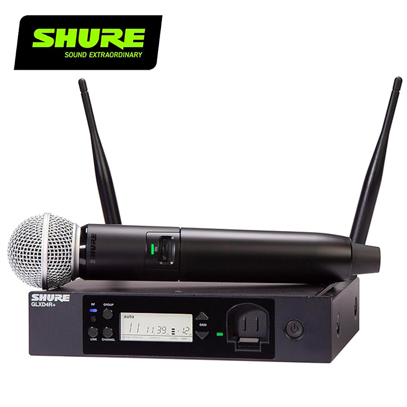 SHURE GLXD24R+/B87A 手持式人聲麥克風/高級數位無線麥克風系統-全新雙頻無線技術/原廠公司貨