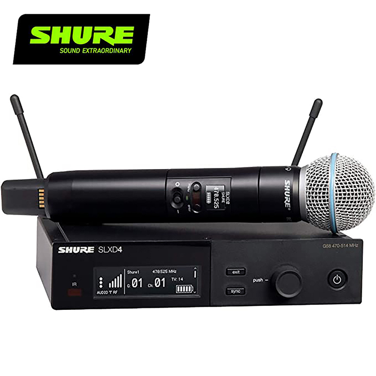 SHURE SLXD24/BETA58 數位雙頻無線麥克風/原廠公司貨
