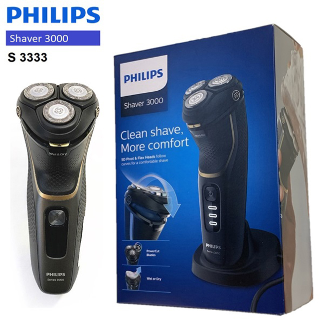 【Philips 飛利浦】5D智能三刀頭水洗電鬍刀S3333