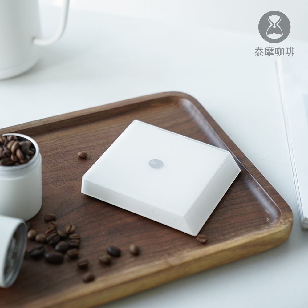 【TIMEMORE 泰摩】黑鏡nano 自動義式手沖咖啡電子秤-白