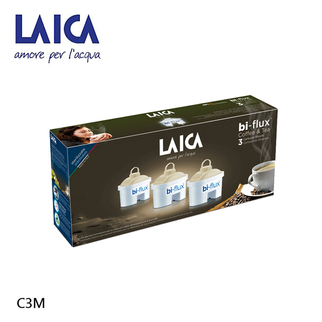 LAICA 萊卡 長效八周 咖啡與茶專用濾芯 3入 C3M