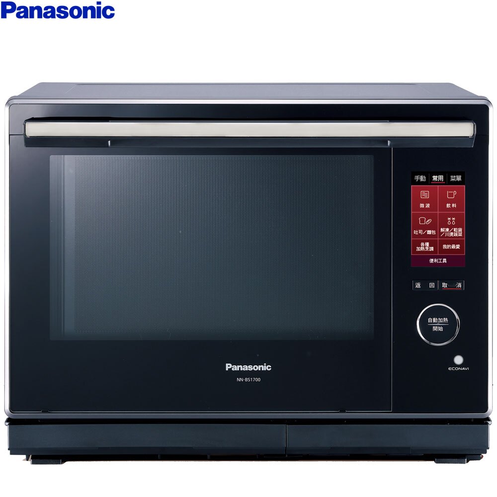 Panasonic 國際牌 30L平台式變頻蒸烘烤微電腦微波爐 NN-BS1700 -