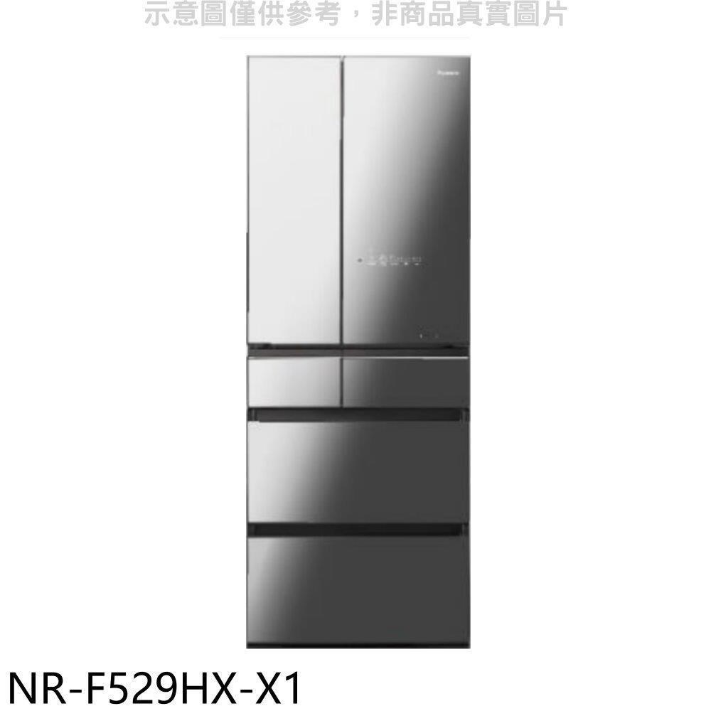 Panasonic國際牌【NR-F529HX-X1】500公升六門變頻鑽石黑冰箱(含標準安裝)