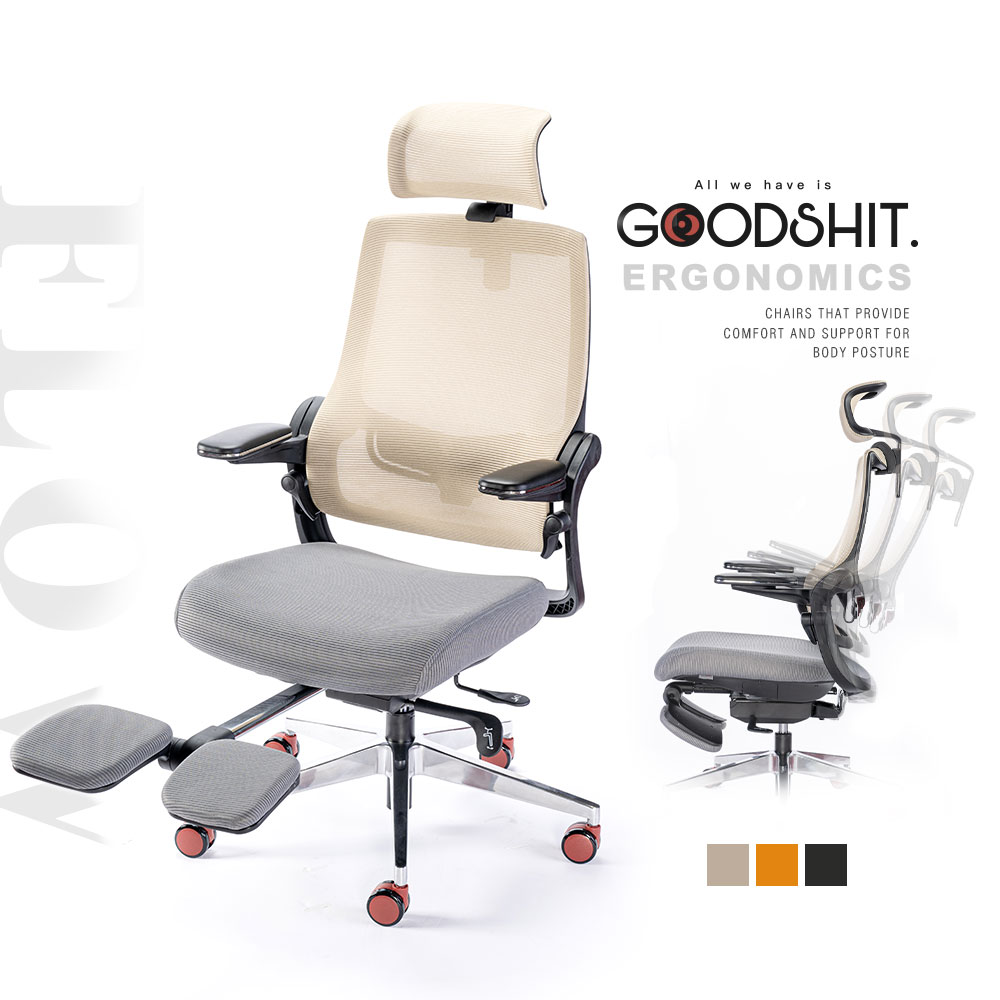 GOODSHIT-Flow浮樂人體工學椅/電腦椅/工作椅/辦公椅