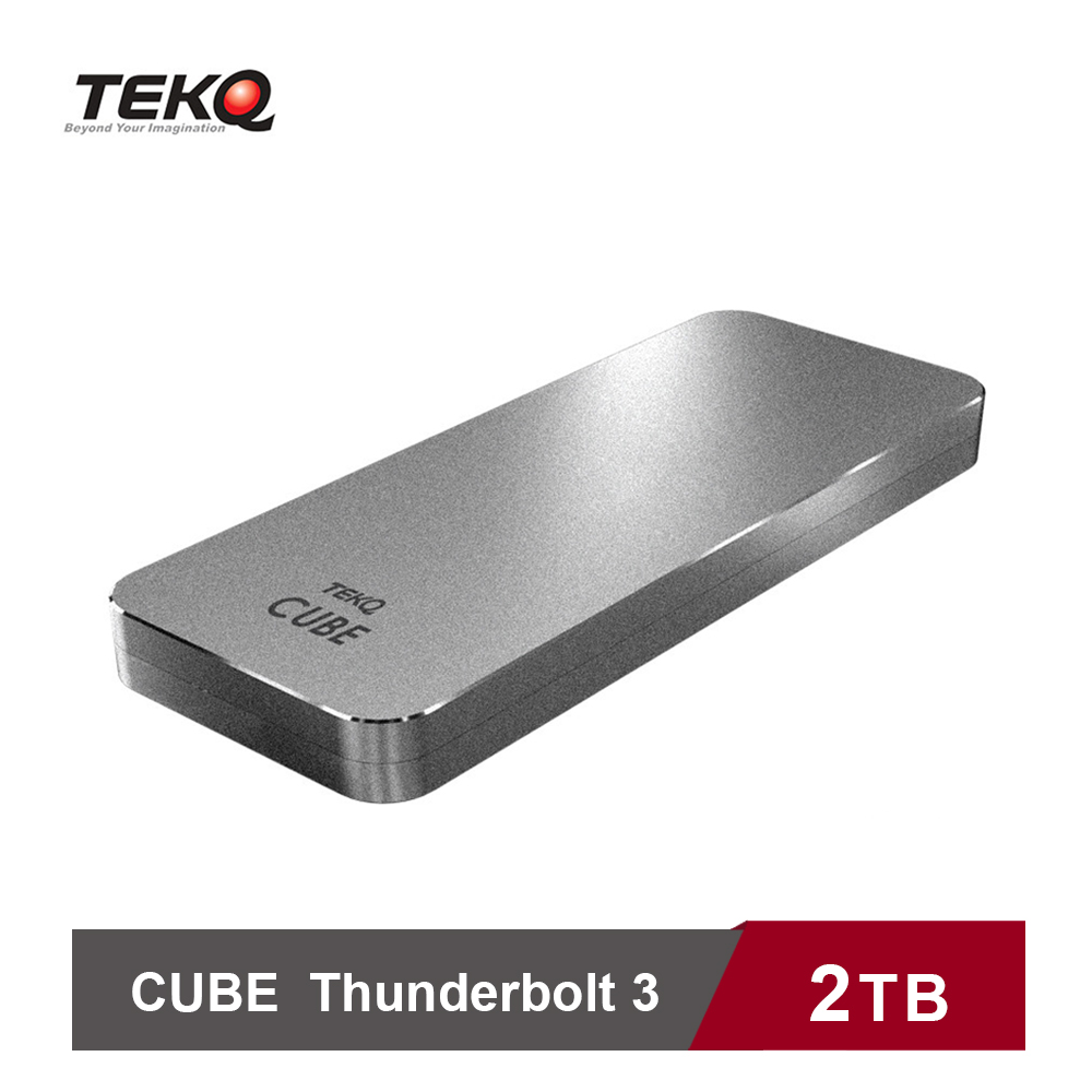【TEKQ 】CUBE 2TB Thunderbolt 3 M.2 外接式 SSD 行動硬碟