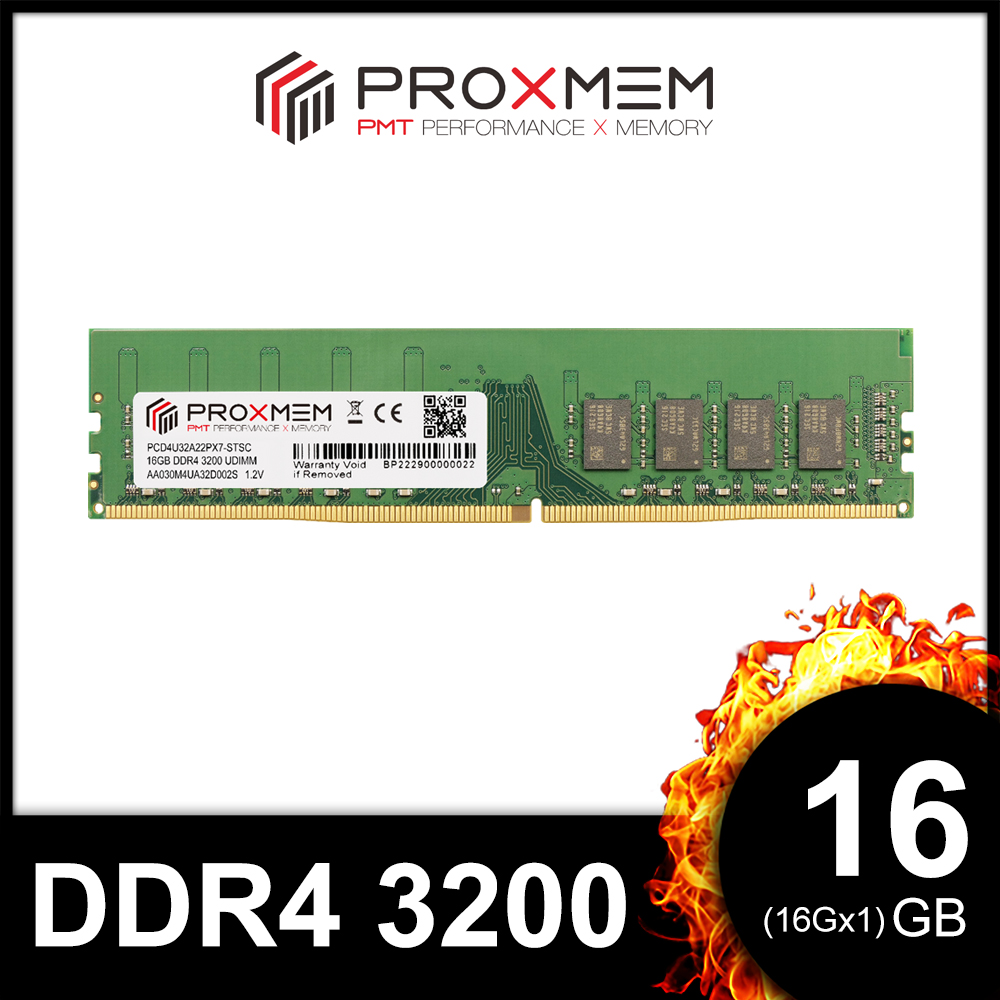 博德斯曼PROXMEM DDR4 3200 16GB 桌上型記憶體