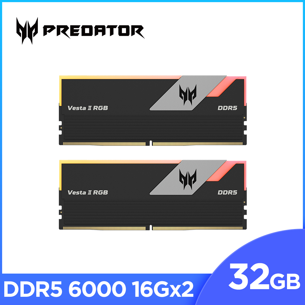 sp 廣穎XPOWER Zenith DDR5 CL30 6000 32GB(16GBx2) RGB 桌上型超頻