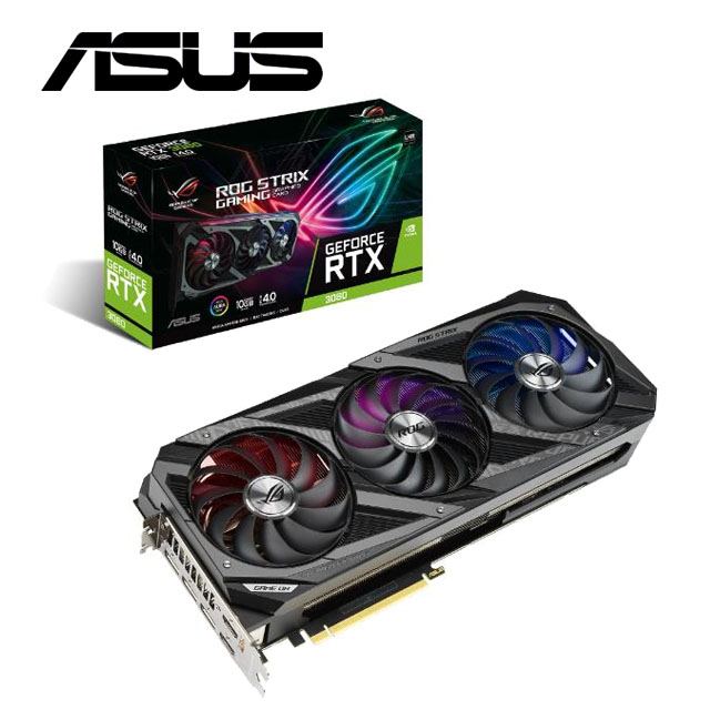 【ASUS電力組】Strix GeForce RTX 3080 V2 10GB+ROG STRIX 850G 850W
