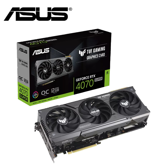 ASUS TUF Gaming GeForce RTX 4070 SUPER OC 12GB 顯示卡