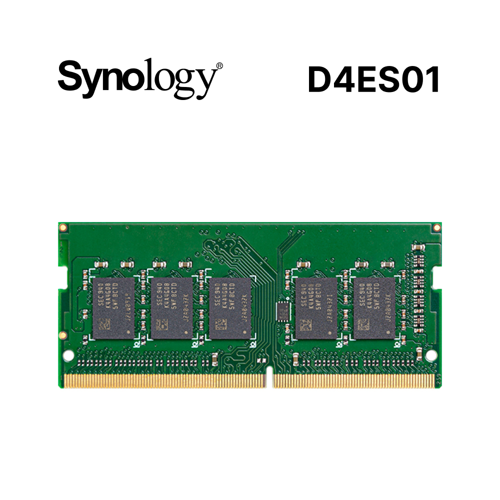 Synology 群暉科技 D4ES01 DDR4 2666 4GB ECC SO-DIMM 伺服器記憶體