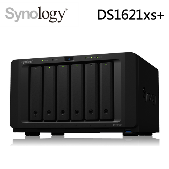 [群暉 NAS硬碟 4TB*2 Synology DS1621xs+ NAS(6Bay/Inel/8GB)