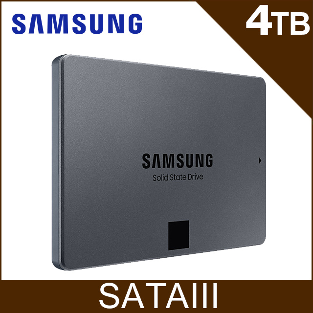 SAMSUNG 三星 870 QVO 4TB 2.5吋 SATAIII 固態硬碟 (MZ-77Q4T0BW)
