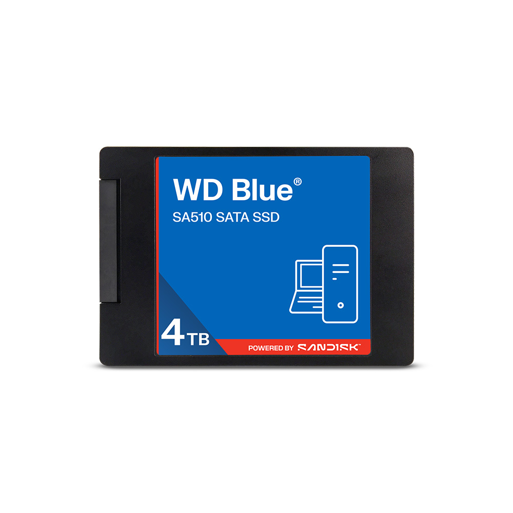 WD 威騰Blue藍標SA510 1TB 2.5吋SATA SSD固態硬碟(WDS100T3B0A